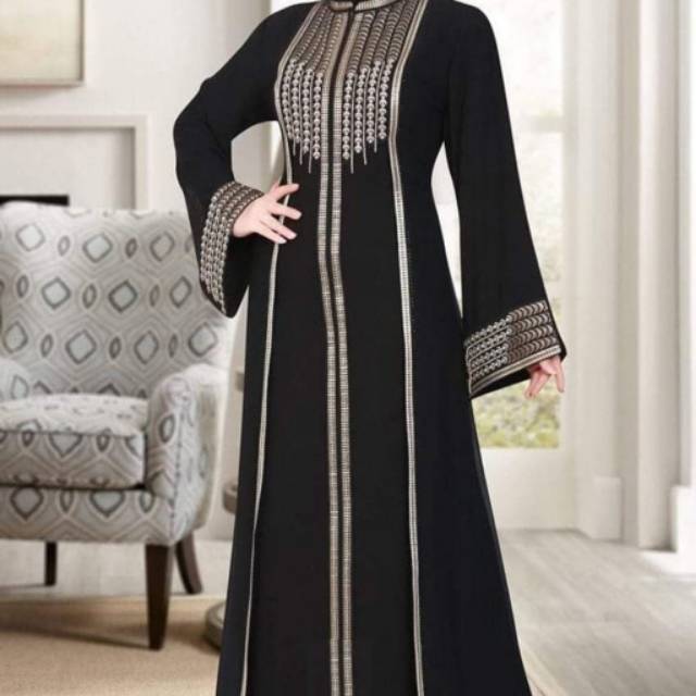 GALLERY ABAYA EXCLUSIVE ABAYA BORDIR LEBANON BUSUI