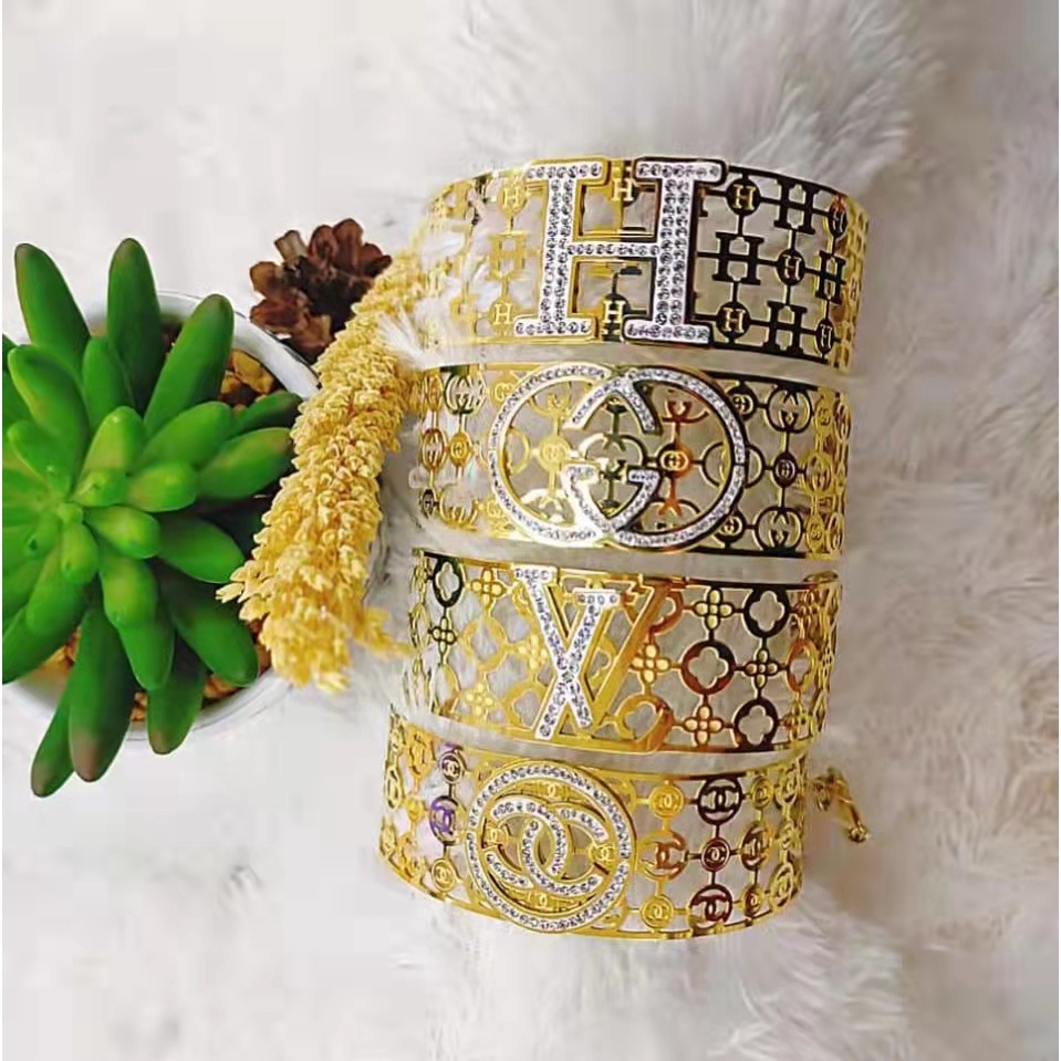 Gelang titanium perhiasan fashion terbaru 0439 0040 0041 0442/L51