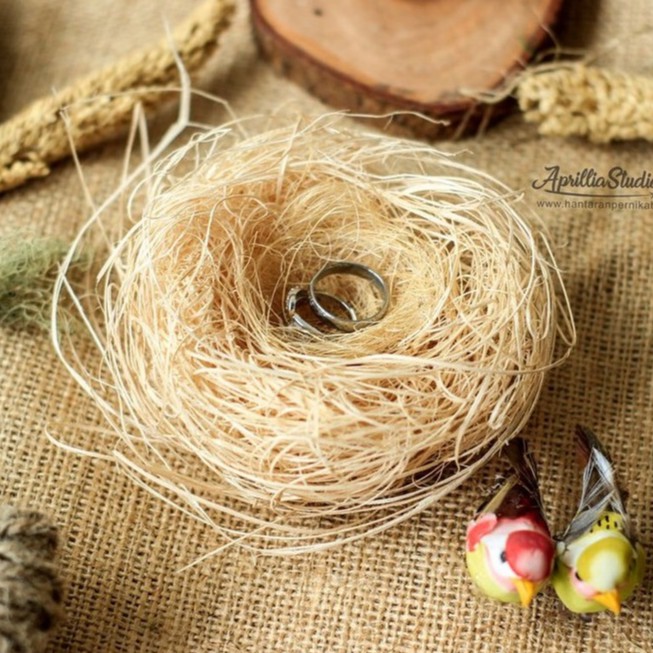 Sangkar Burung Serabut Kelapa