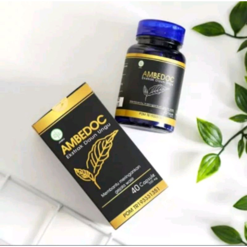Ambedoc Ekstrak Daun Ungu Obat Wasir Atasi Ambien Asli Original