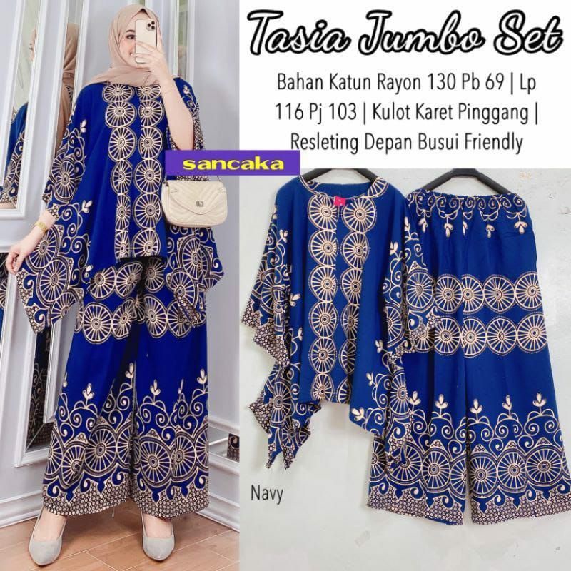 SETELAN JUMBO TASIA JUMBO SET ONE SET SETELAN WAKA BY SANCAKA