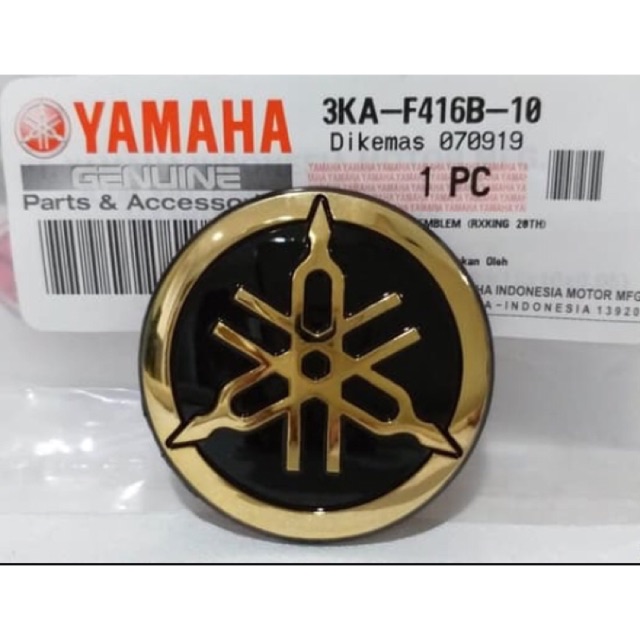 EMBLEM LOGO TANGKI YAMAHA RX KING RX K RXK ASLI ORI YAMAHA 3KA F416B 10