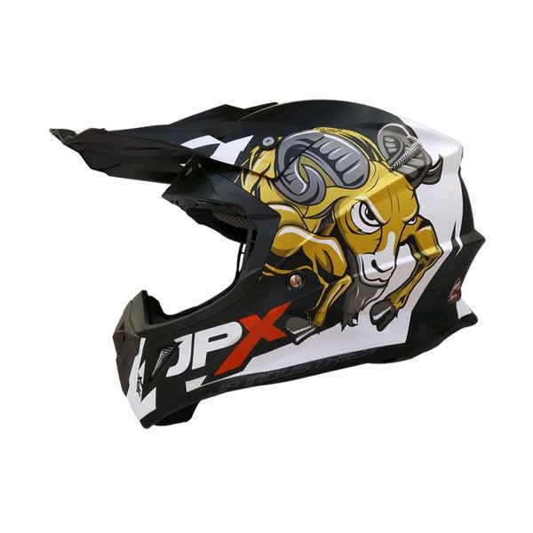 HELM JPX MOTORCROSS MOTIF SAPI