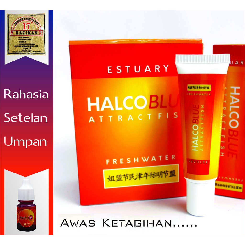 Rahasia Umpan Pancing HALCO BLUE ORANGE 17 Racikan Pro M17