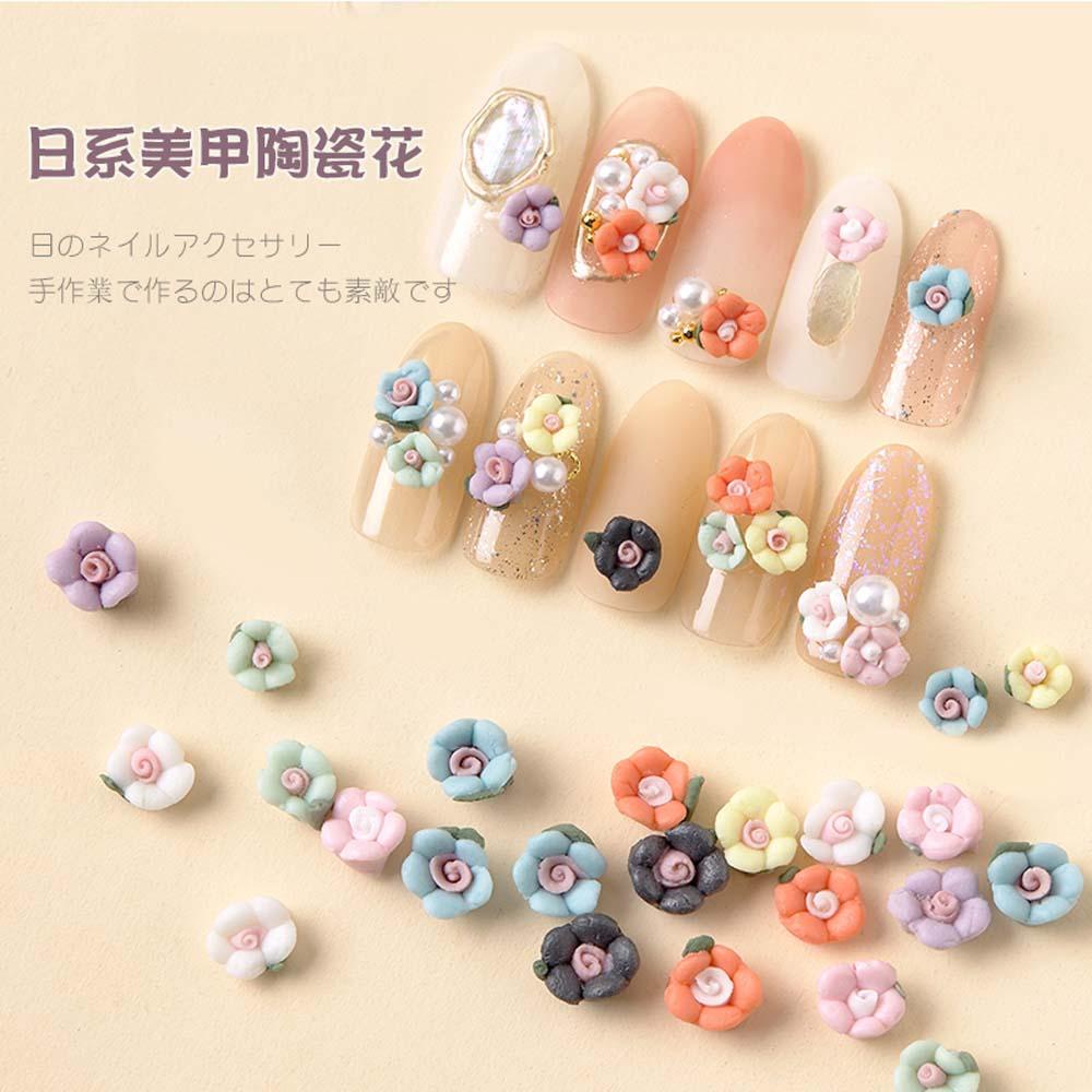 AUGUSTINA Dekorasi Nail Art Agustina Timbul Halus DIY Manicure Aksesoris