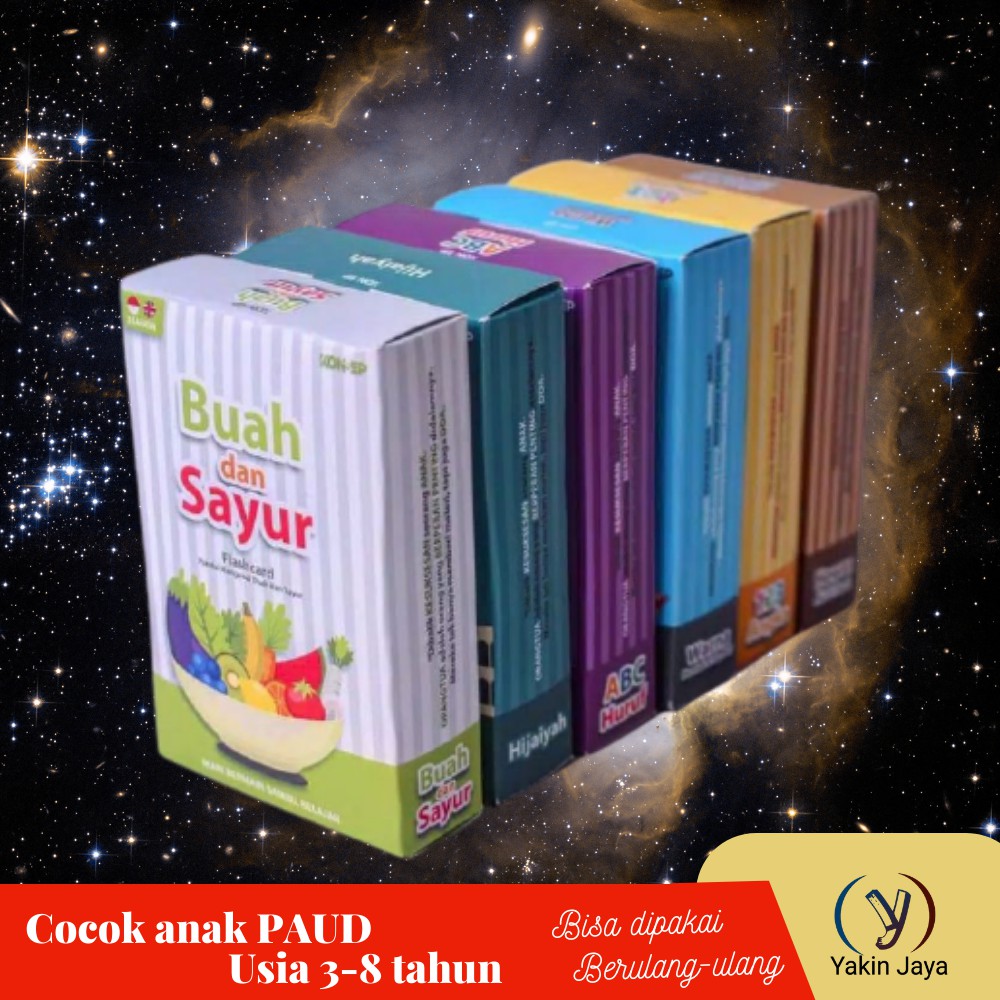 Flashcard Kartu Pintar Belajar Balita / Flashcard Edukasi Anak