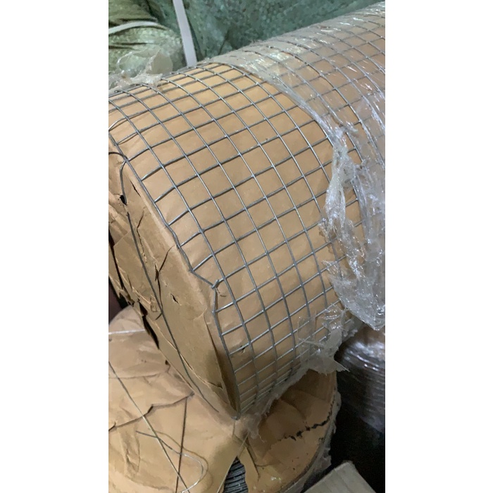 Kawat Loket Ram Patri Hot Dipped Galvanized Welded Wire Mesh KURA 20M - 1/2&quot; x 1m x 20m