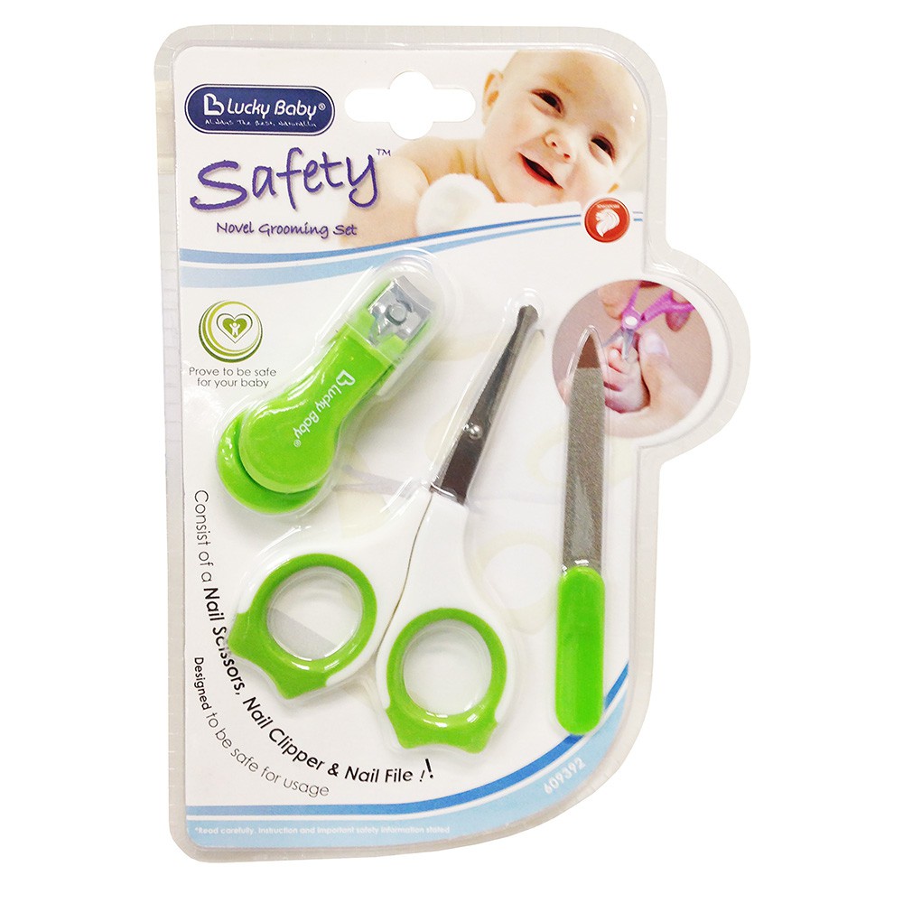 Lucky Baby Safety Novel Grooming Set Gunting Kuku Set Bayi LB9392