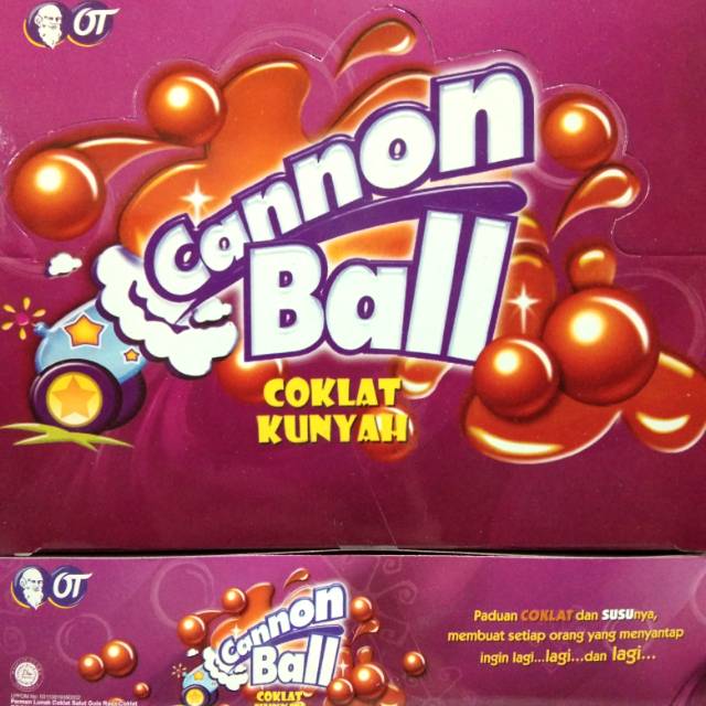 

OT Cannon Ball Coklat Kunyah canon Box isi 24pcs