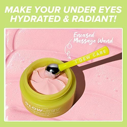 I dew care glow key brightening eye cream vitamin C illuminating eye