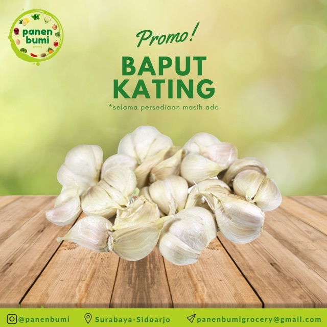 

Bawang putih kating 500 gr