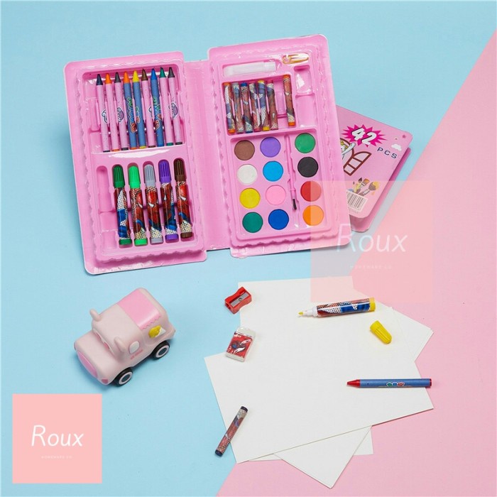 

Diskon Crayon Set Anak Pensil Warna 42 Pcs Alat Lukis Mewarnai Gambar Cat Air Gilaa!!!