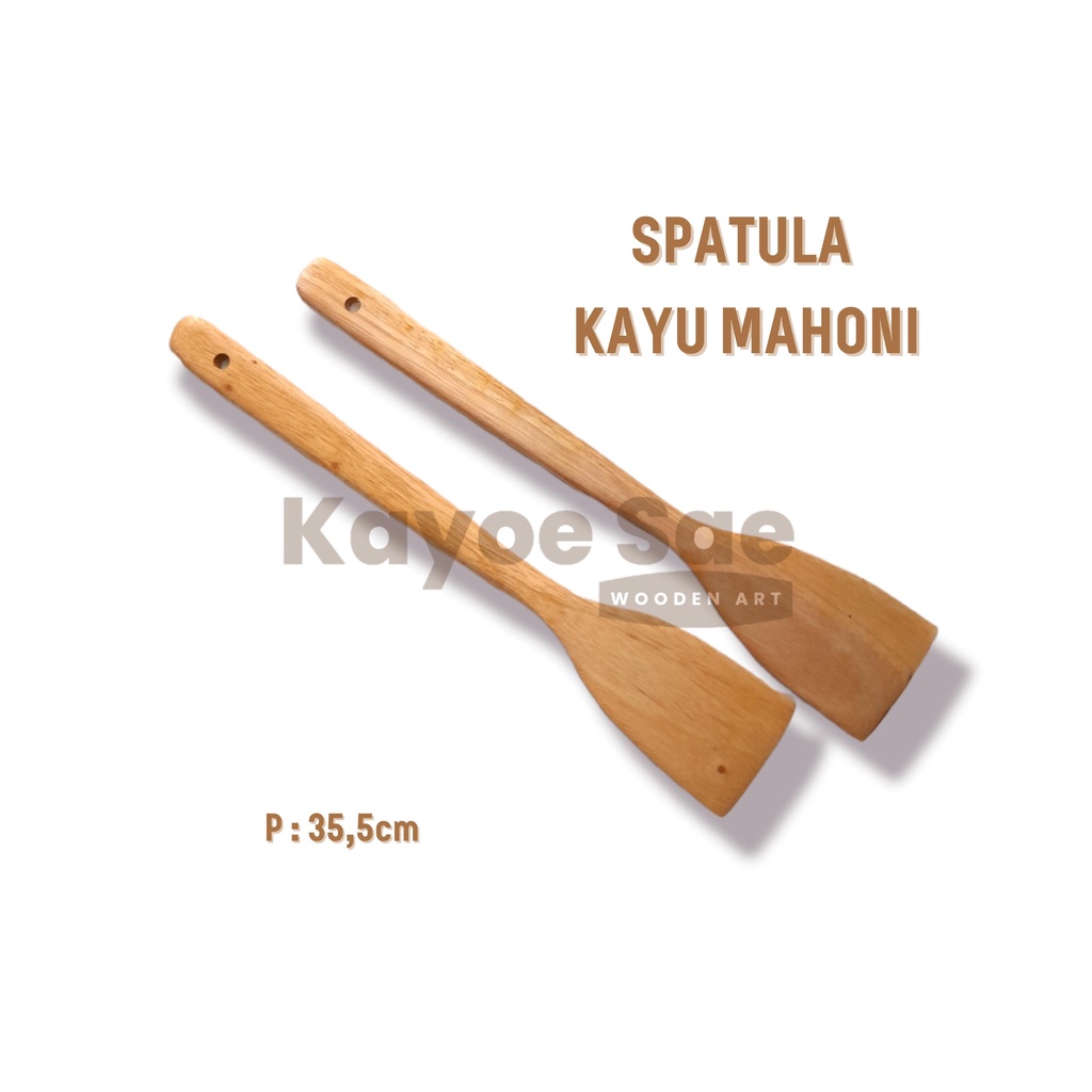 SPATULA KAYU BESAR/ SPATULA KAYU / SUTIL KAYU MAHONI / SPATULA BESAR