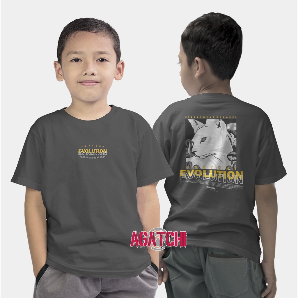 Baju Kaos Atasan Anak Laki-Laki Agatchi Evolution