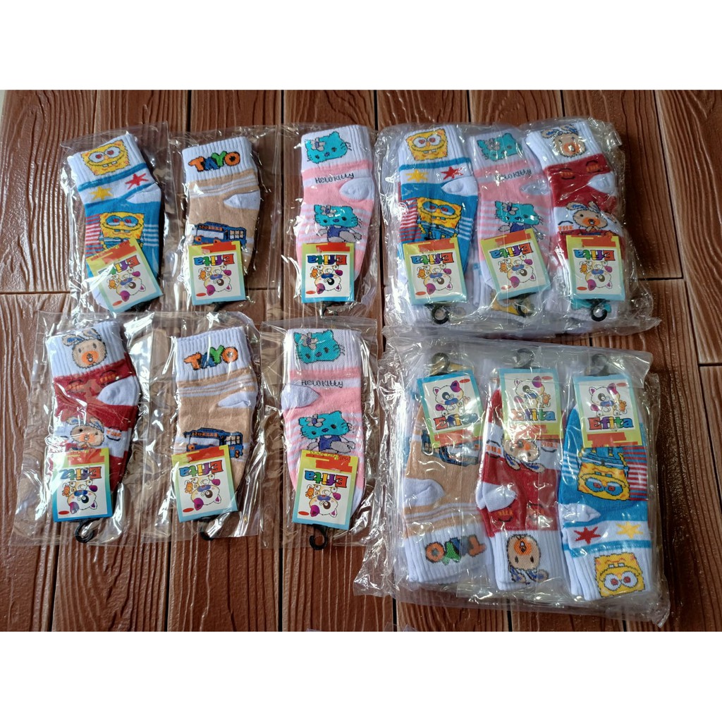 1 Pasang KAOS KAKI ANAK BAYI / KAOS KAKI BAYI TANGGUNG / KAOS KAKI BAYI 6 - 18 BULAN