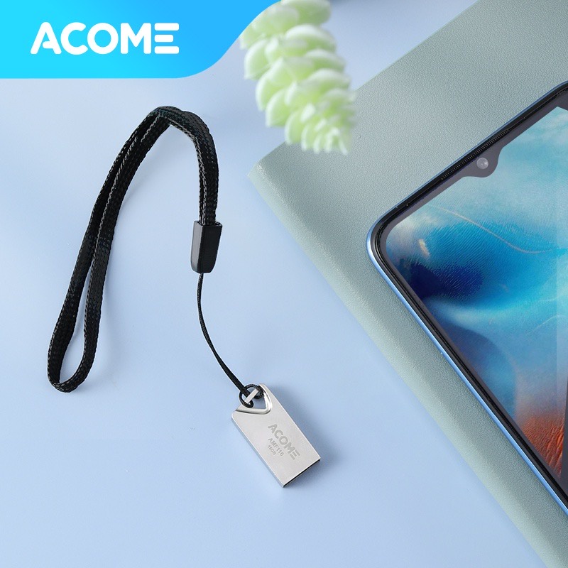 Acome Full Metal High Speed Flashdisk Memory 16GB 32GB Garansi Resmi 1 Tahun seri AMF