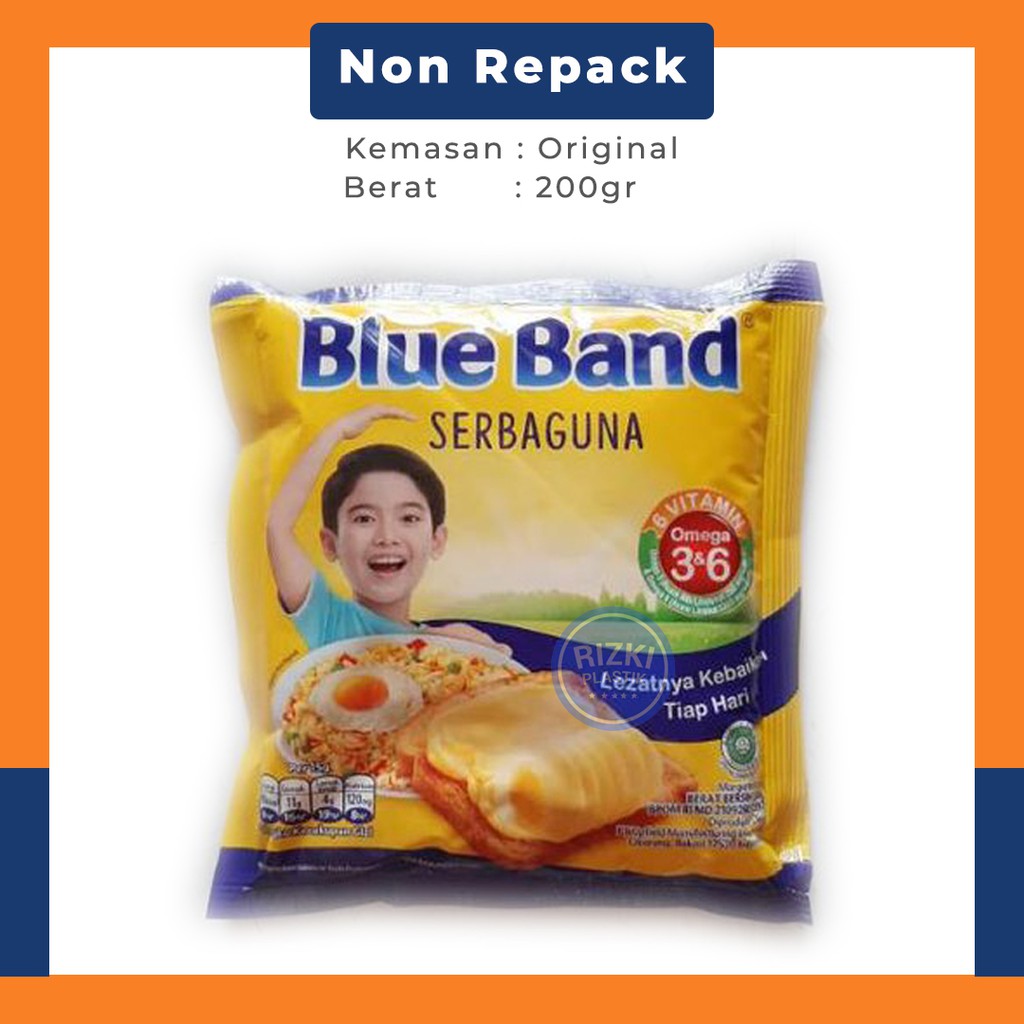 

Blueband Mentega Serbaguna 200gr Kemasan Sachet | Bekasi