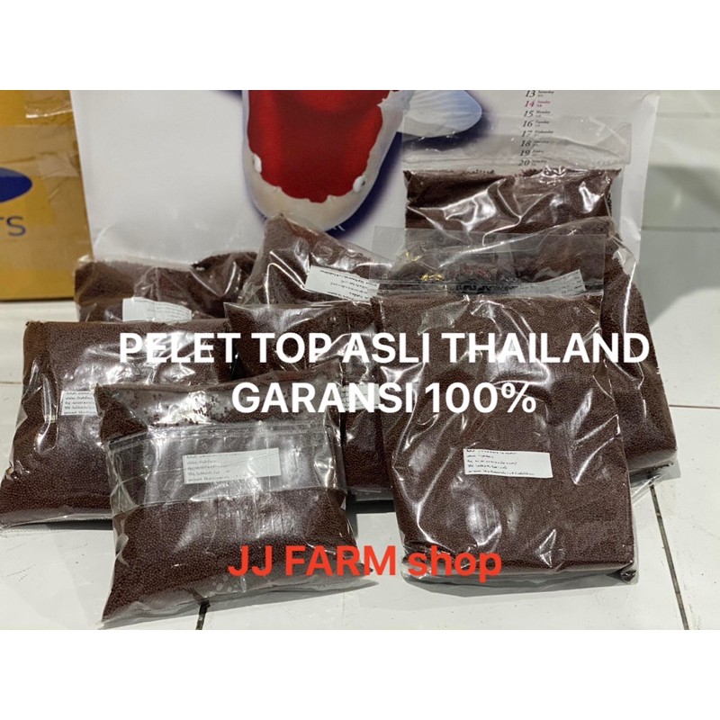 pelet top 100% original import thailand 500gram pelet burayak louhan mutiara guppy discus