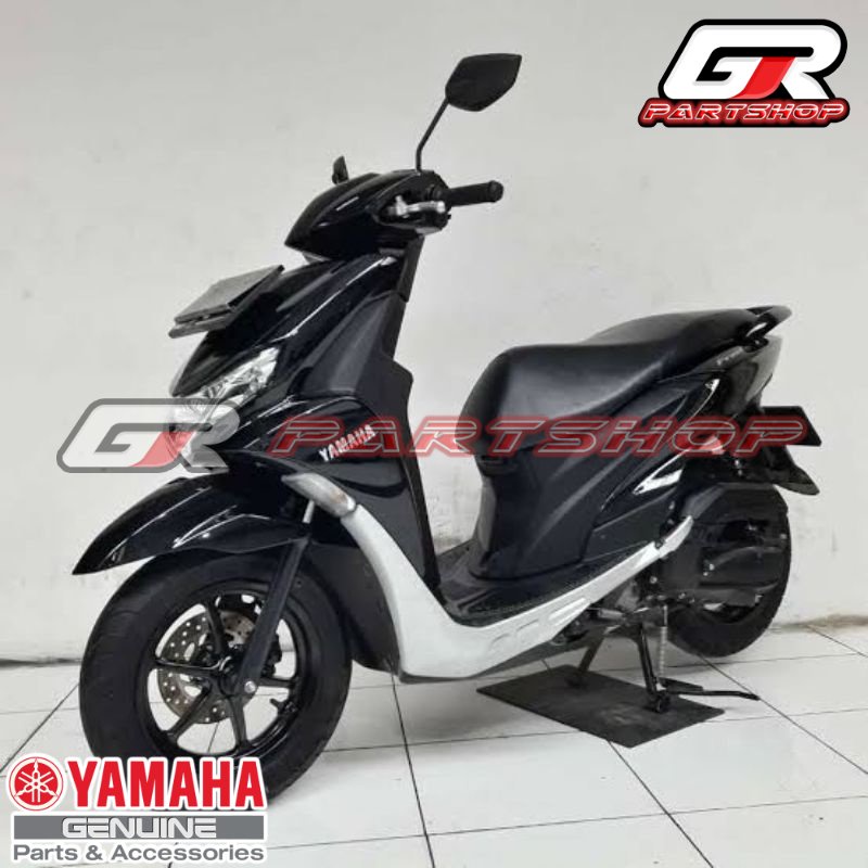 LIST EMBLEM BODY B5D-40 FREEGO HITAM ORIGINAL YAMAHA GRAPHIC STIKER STICKER STRIPING FREGO FREE GO KIRI KANAN ORI YGP