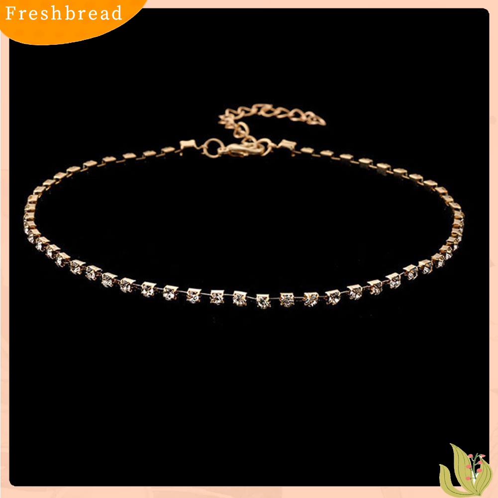 Fresh| Kalung Choker Berlian Imitasi Untuk Wanita