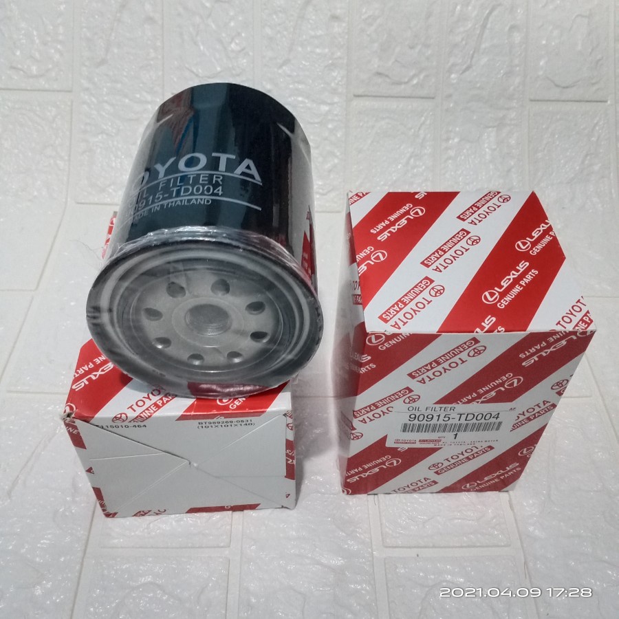 Filter Oli Kijang Diesel, Hiace, Hardtop, Dyna Rino Lama 90915-TD004