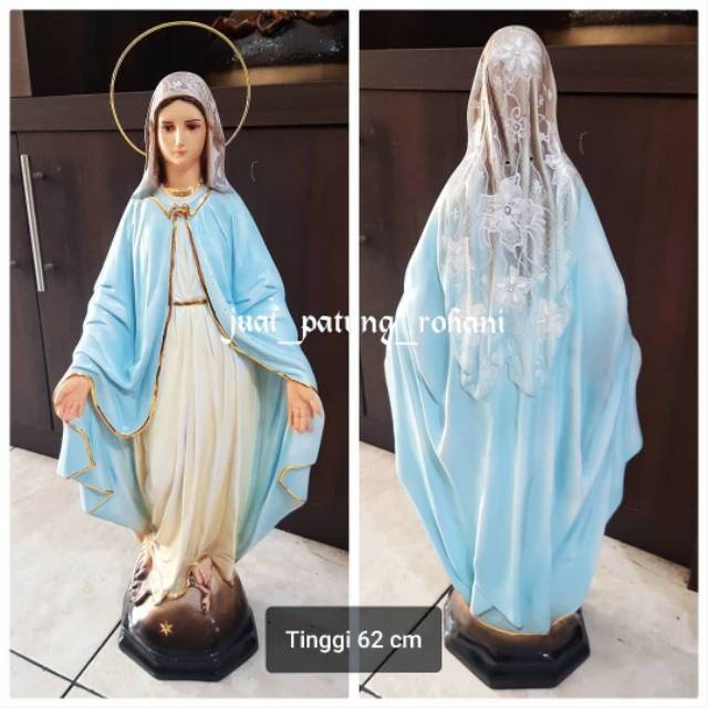 Jual Patung Maria Tangan Terbuka Kerudung Mantila Cm Shopee Indonesia