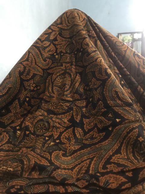 Ms Gamis Batik Sriwedari Maxi Super Jumbo Xxxxl Ld 128cm Bumil/busui Katun Sogan