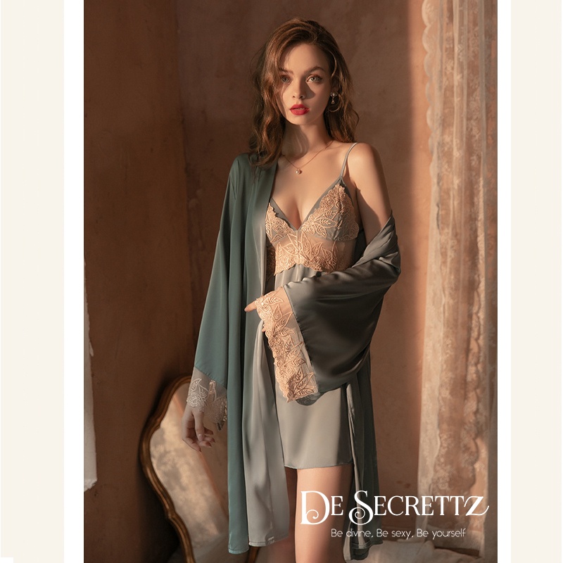 DeSecrettz FAITH Baju Tidur Wanita Dewasa Includes Lingerie Sexy Dress &amp; G String, Baju Tidur Sexy, Baju Haram Sexy, Baju Dinas Depan Suami, Baju Tidur Wanita Sexy, Lingerie Satin, Pakaian Dalam Wanita Sexy, Lingeri Seksi, Lingerie Murah, Sexy Lingerie