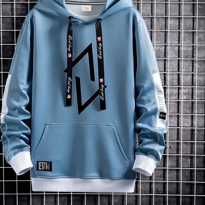 APPAREL PRIA sweater hoodie pria AV switer jaket lengan panjang bahan fleece katun