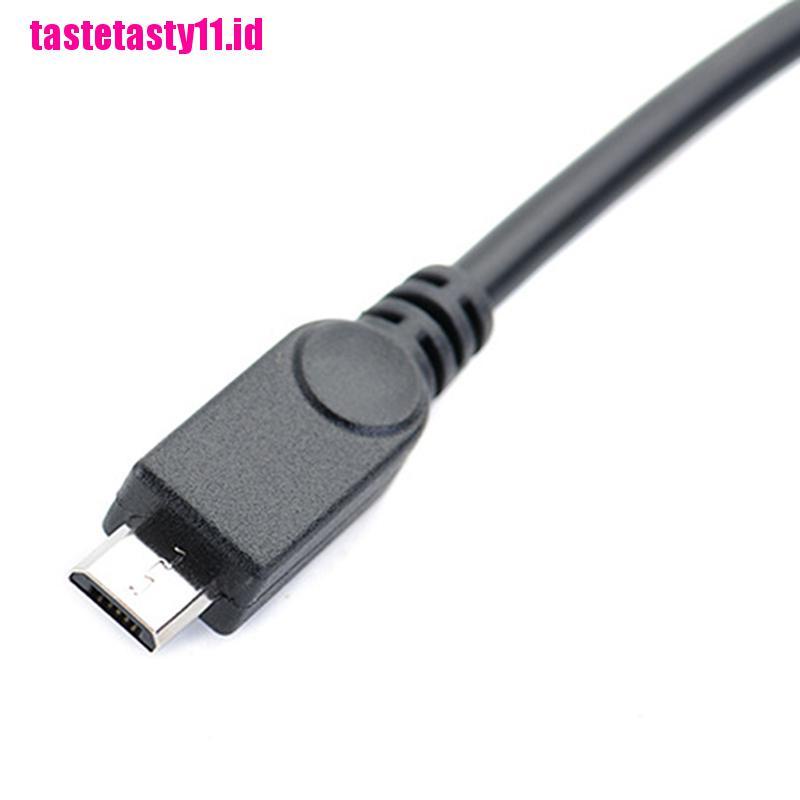 Kabel Data OTG Micro USB Male To USB B Type B Male Panjang 3.2ft Untuk Handphone