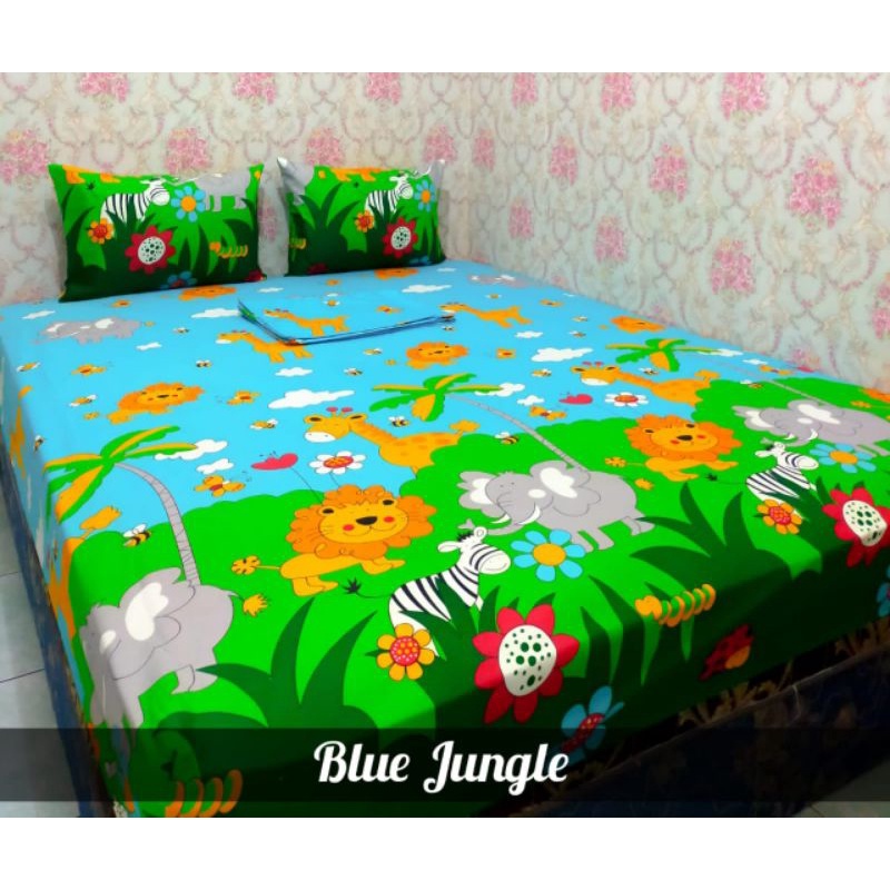 SPREI HOMEMADE 160X200 AESTHETIC MOTIF KARAKTER KATUN ADEM TIDAK LUNTUR MURAH