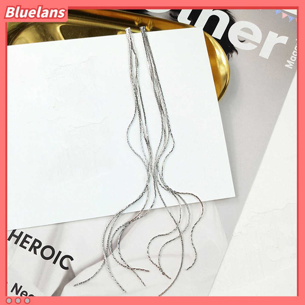Bluelans Earrings Dangle Earrings Sturdy Aolly Long Tassel Earrings