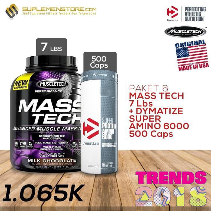 PAKET BUNDLING SUPER AMINO 6000 500 CAPS