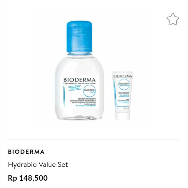 Bioderma Hydrabio H2O + Bioderma Hydrabio Serum (Value set)