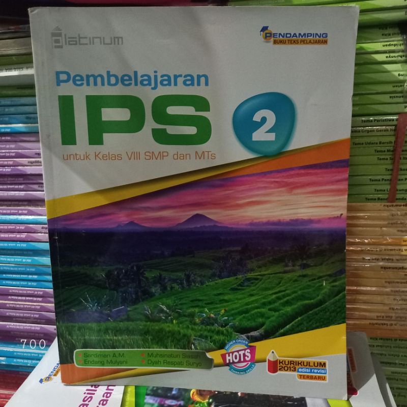 BUKU BEKAS IPS 2 SMP/MTs kelas VIII