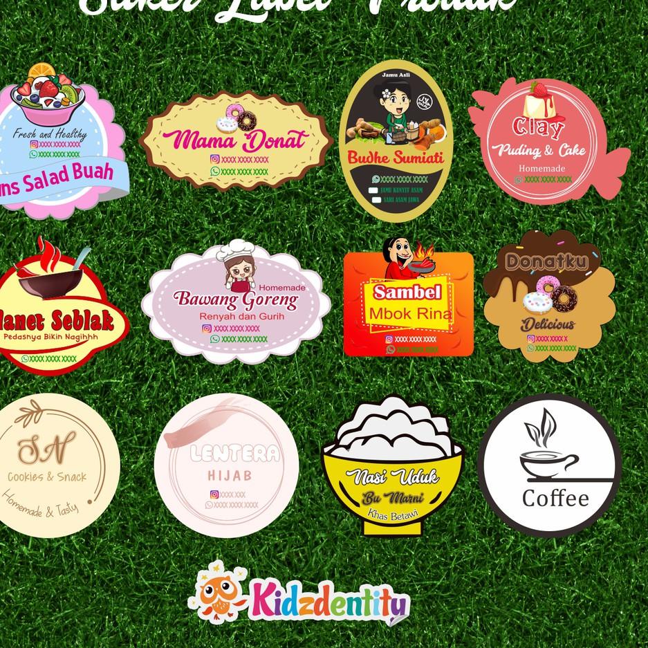 

HARGA TERMURAAH..!! STIKER LABEL PRODUK KIDZDENTITY