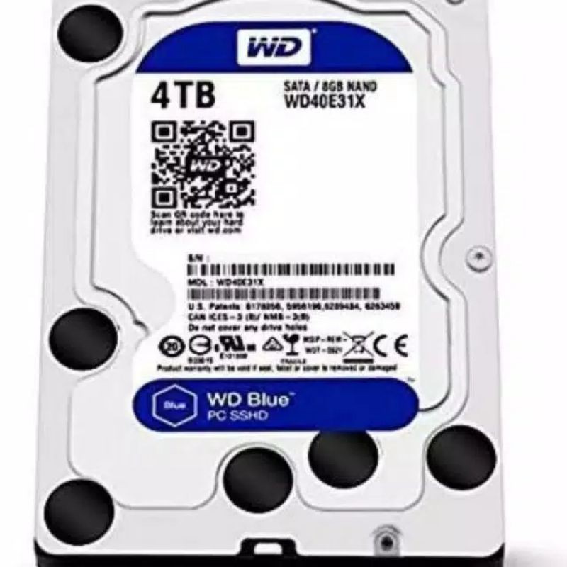 Harddisk HDD Hardisk CCTV PC /Hard Disk WD 6TB SATA HDD 3.5 PURPLE Baru