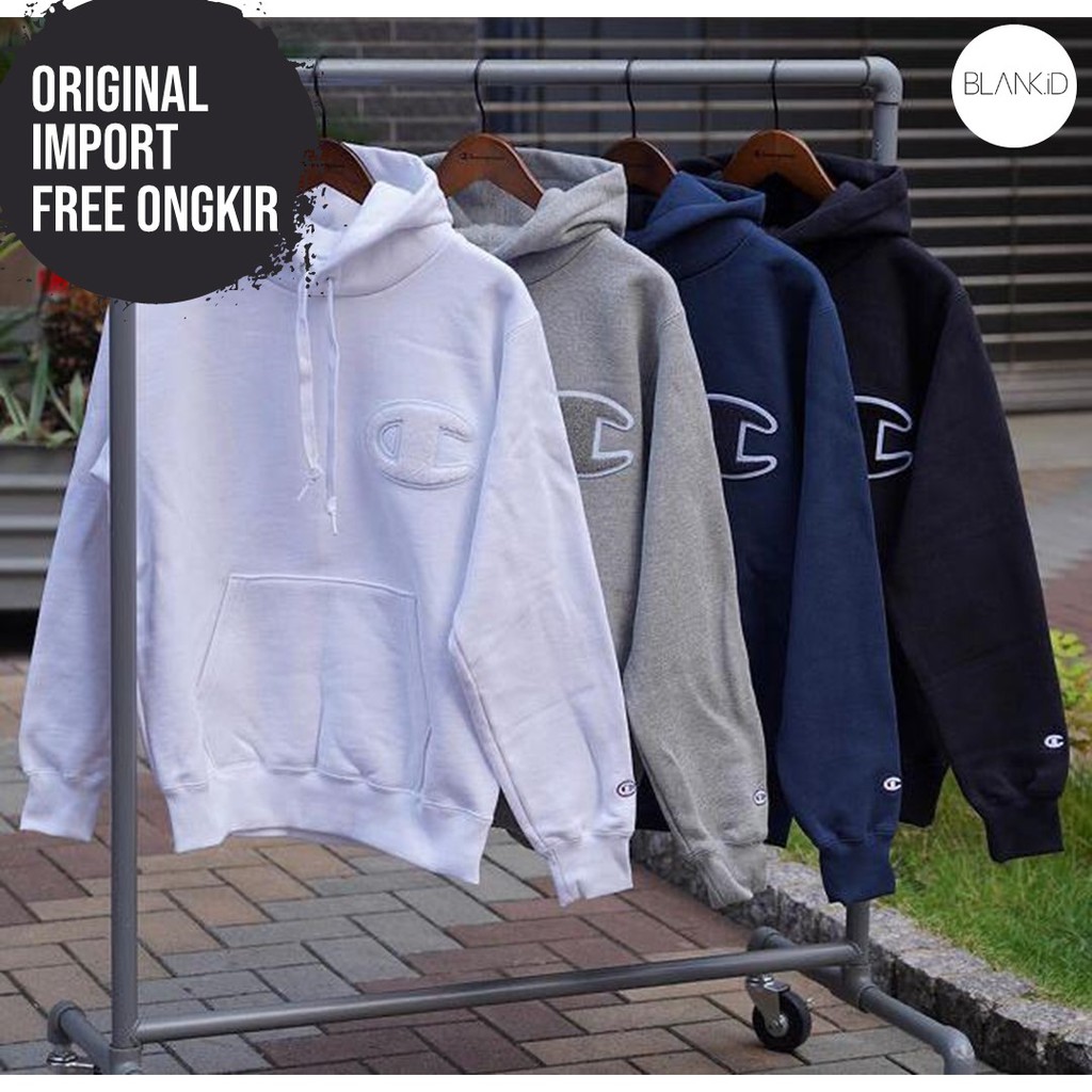 HOODIE CHAMPION BIG LOGO ORIGINAL - HOODIE CHAMPION ORIGINAL - HODIE CHAMPION - JAKET CHAMPION