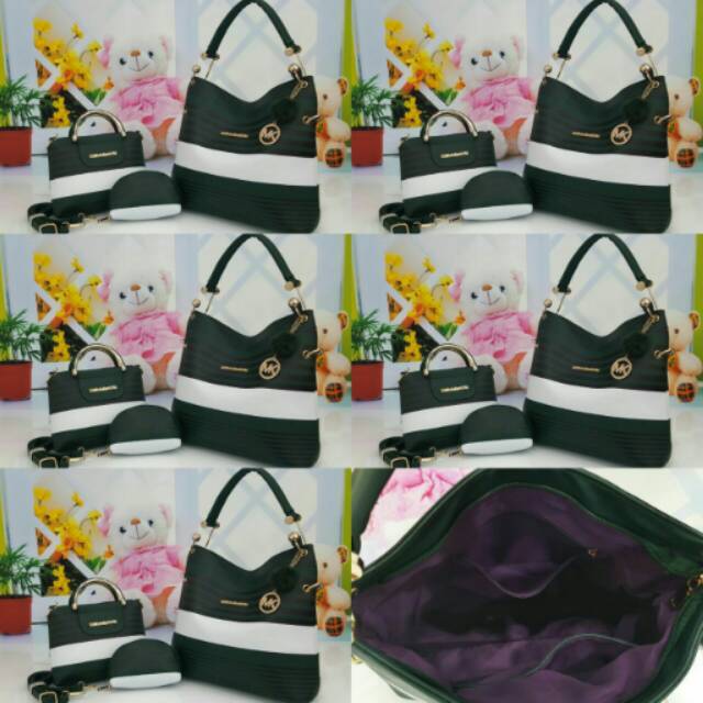 (N) Salee 3in1 Michael Kors Hobo