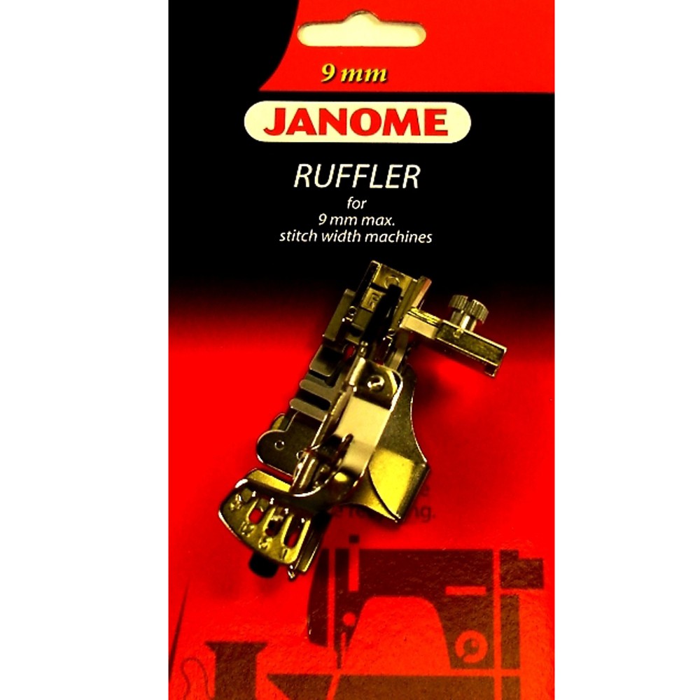 Sepatu remple janome 9mm,ruffler foot janome 9mm