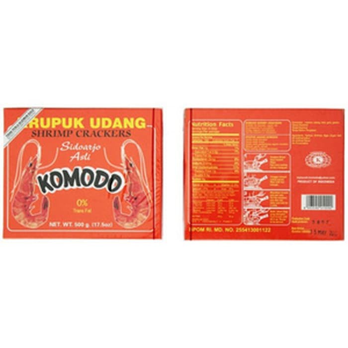 

Krupuk Udang Komodo Merah Kotak 500g