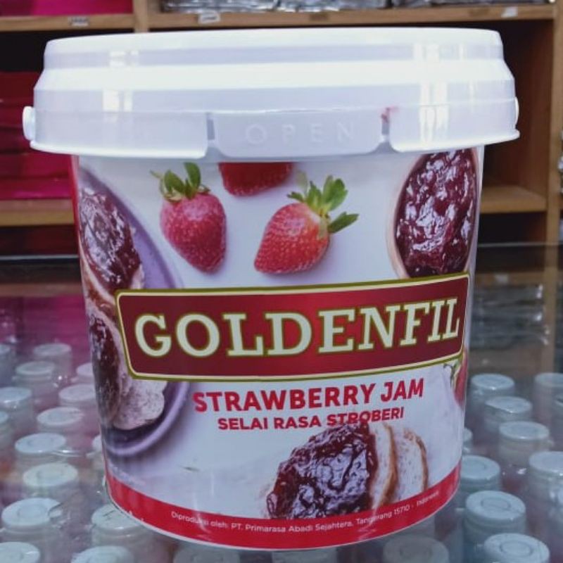 

Goldenfil Stroberi/ Selai Stroberi 1kg