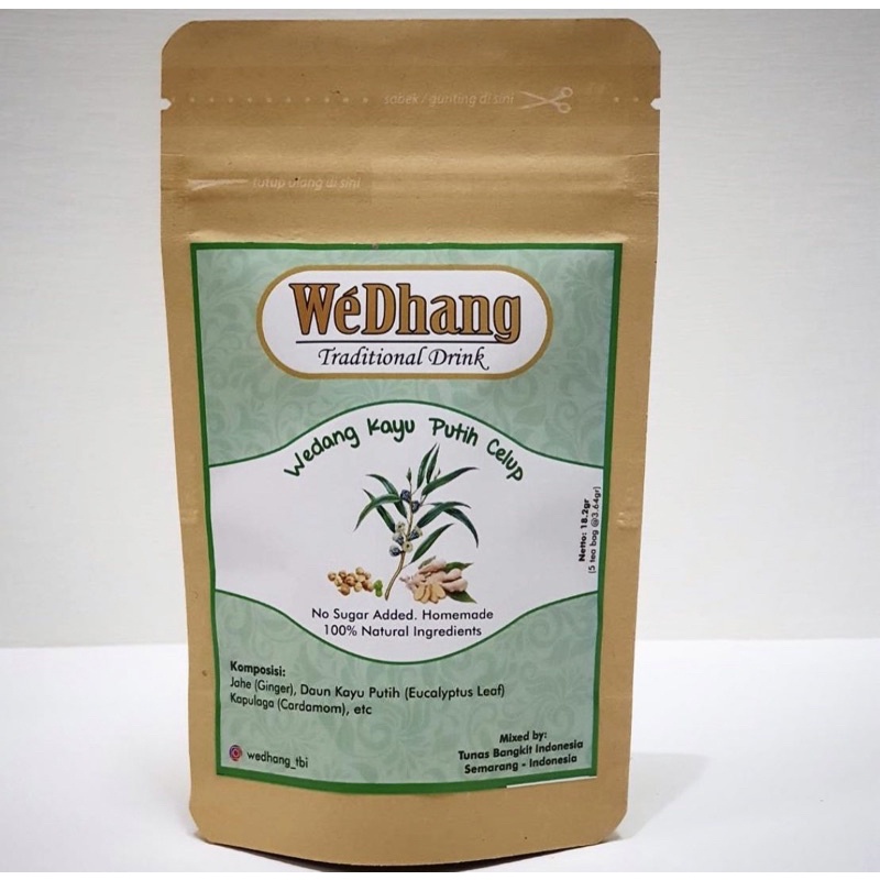 

Wedang Kayu Putih Celup ( isi 5 pcs )