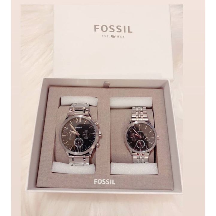 JAM TANGAN COUPLE FOSSIL ORI