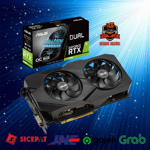 ASUS GeForce RTX 2060 Dual EVO OC - 6GB GDDR6 MANTUL GAN