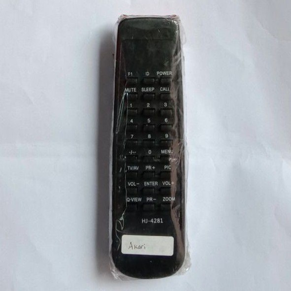 Remot tv tabung Akari HJ-4281 Original