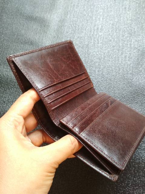 Dompet kartu kulit asli pria merek KOING