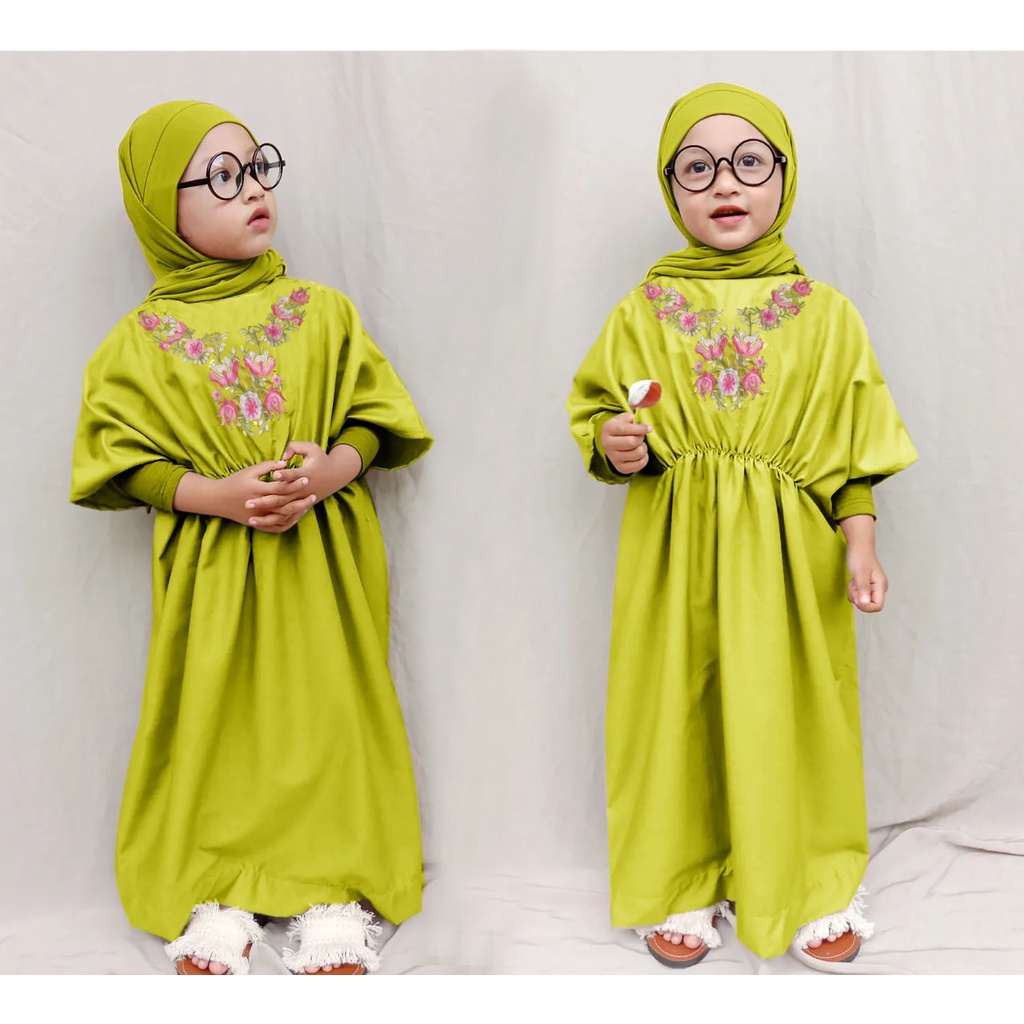 FenishaStore Rya Kid’s Baju Kaftan Anak Viral Usia 3-5 Tahun / Kaftan Anak Kekinian Viral Bisa Bayar Ditempat COD