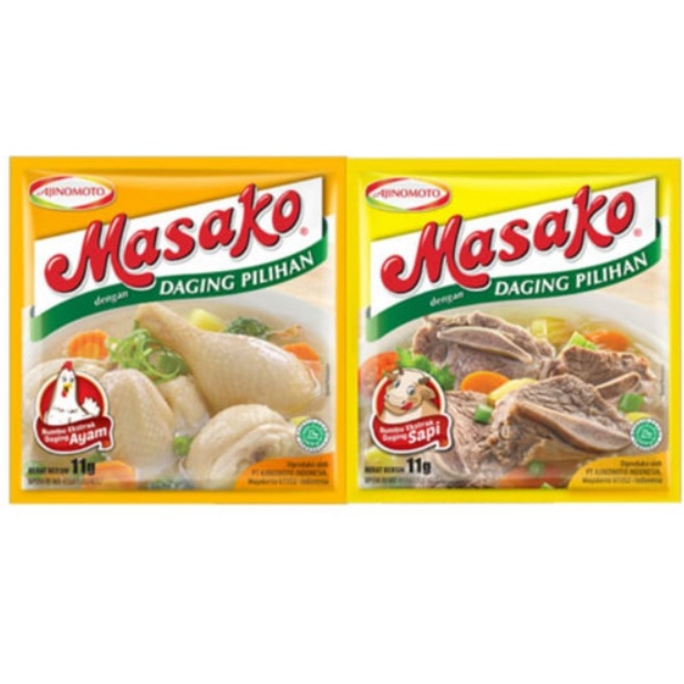 

Masako Ayam / Masako Sapi 1 Sachet 8.5gr Penyedap Rasa