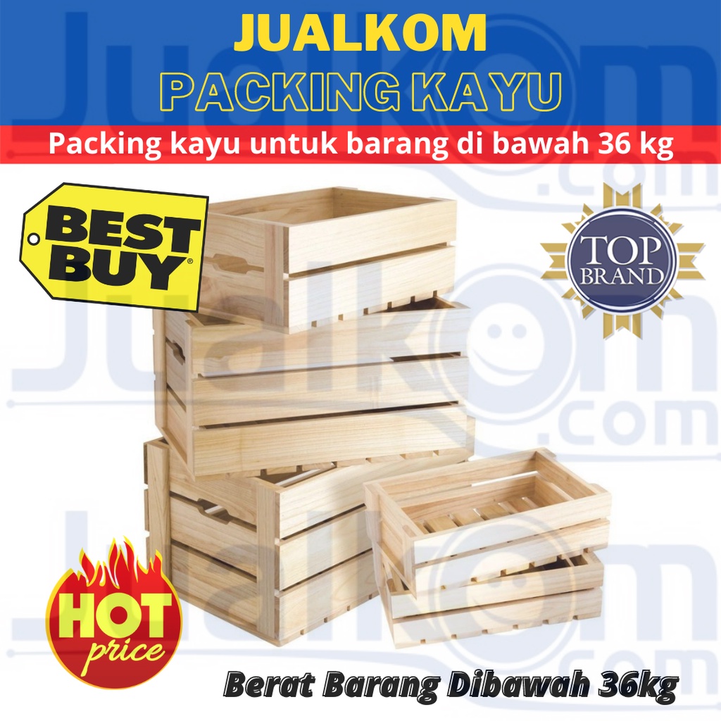 Packing Kayu Untuk Barang Di Bawah 36 KG